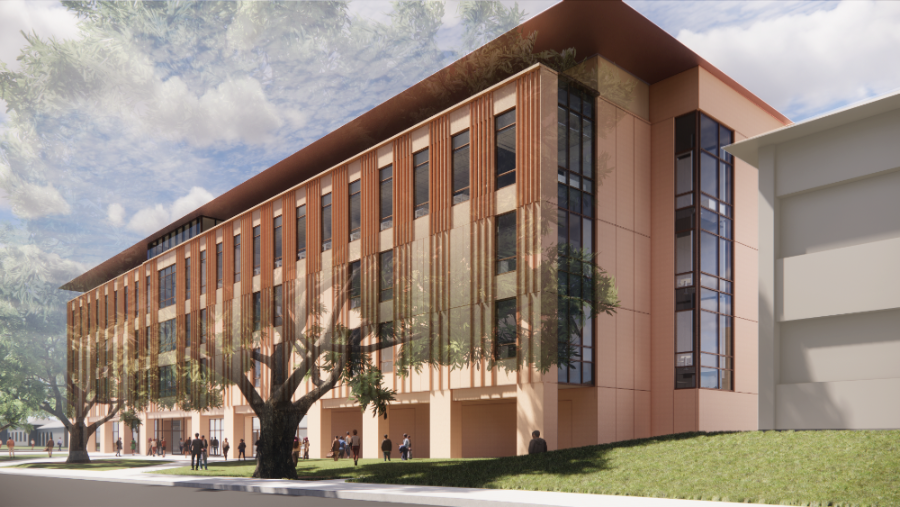 Architectural rendering of LSU Interdisciplinary Science Building